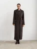 Пальто-халат (шерсть/кашемир) цв. коричневый Купить Пальто-халат (шерсть/кашемир) цв. коричневый в фирменном магазине спортивной одежды Brillante.by