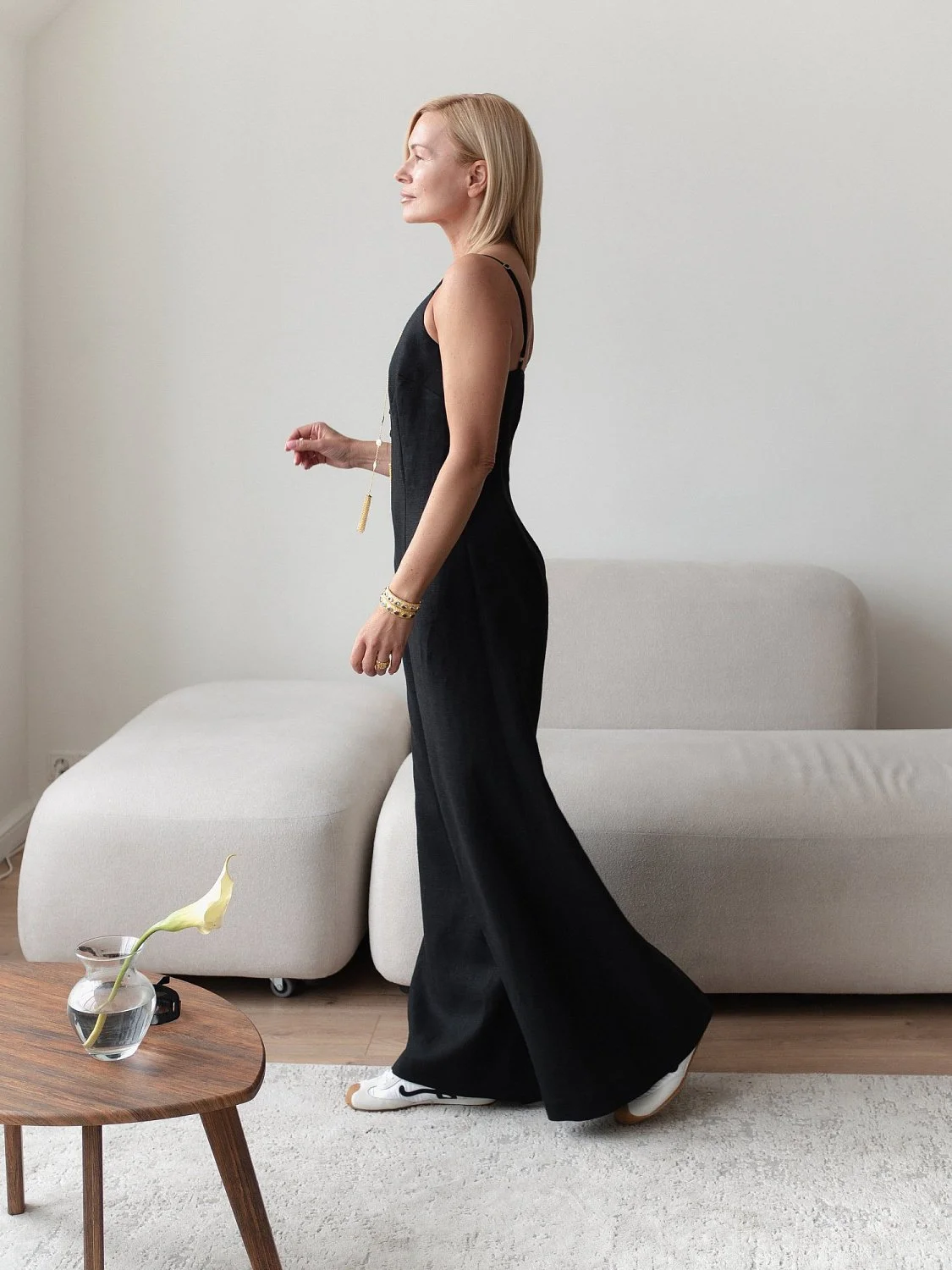 Комбинезон брючный цвет черный Комбинезон брючный цвет черный