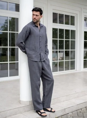 Купить Костюм рубашка, брюки цвет Графит  (можно купить отдельно) в фирменном магазине спортивной одежды Brillante.by