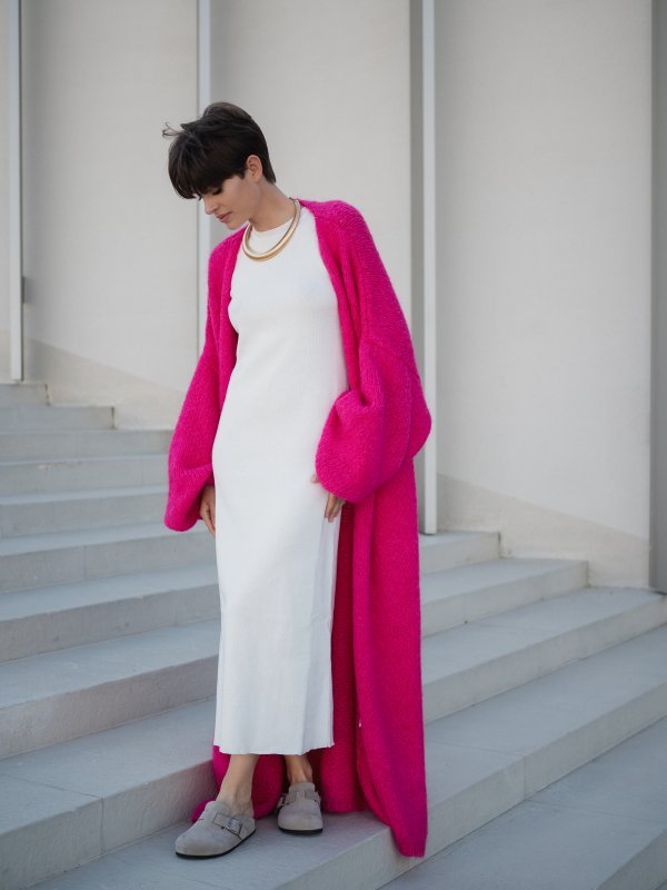 Платье трикотажное CHIC цв. молочный