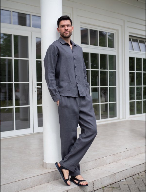 Костюм рубашка, брюки цвет Графит  (можно купить отдельно)