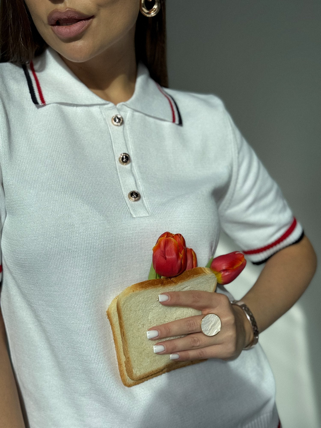 Костюм Aesthetics цв.Белый ( поло и брюки можно купить отдельно)