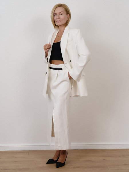 Юбка цв.белый - в фирменном магазине спортивной одежды Brillante.by