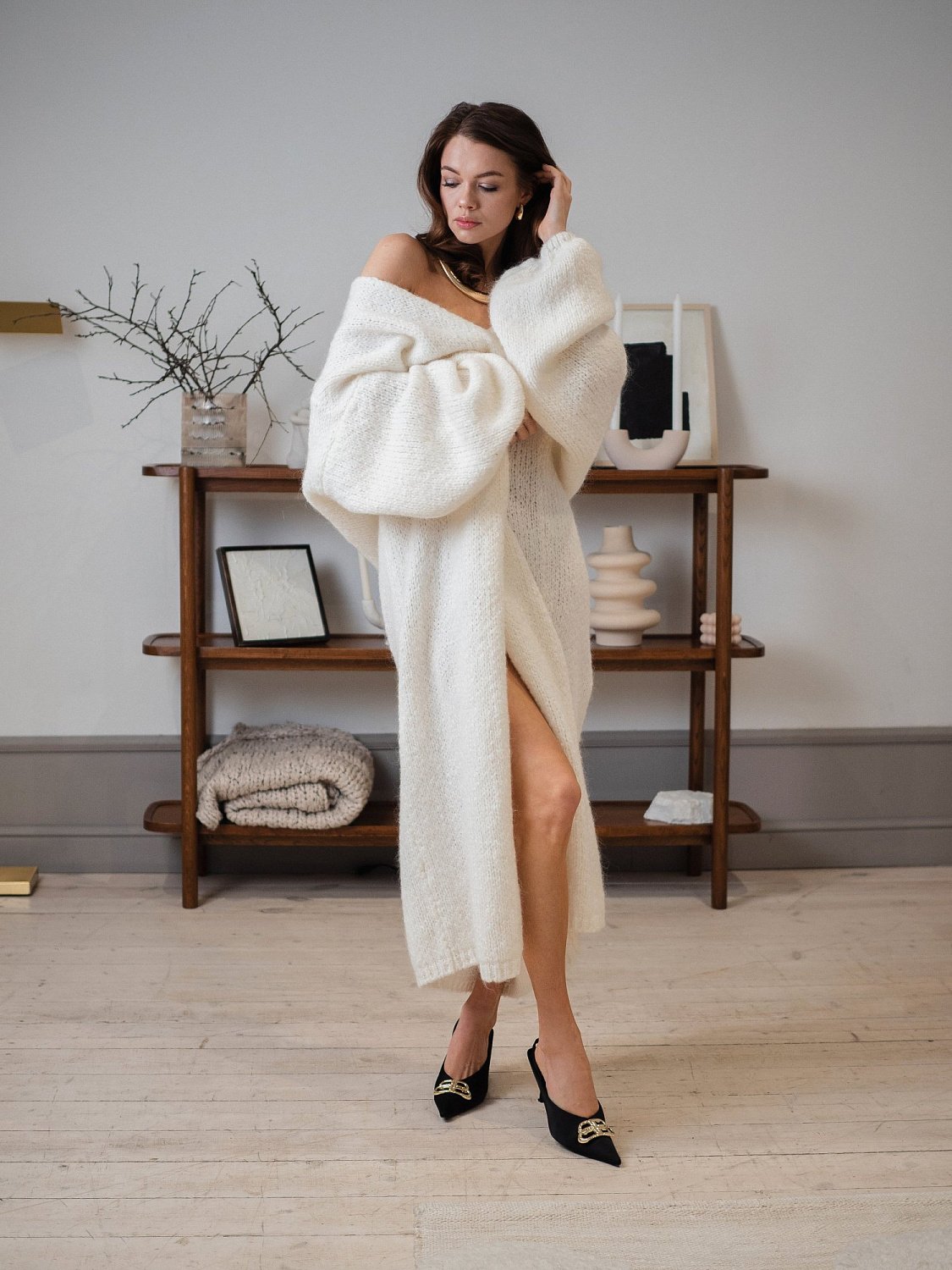 Кардиган цвет Молочный