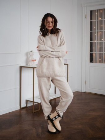 Купить Костюм из ангоры цвет НАТУРАЛЬНЫЙ (двойная вязка) в фирменном магазине спортивной одежды Brillante.by