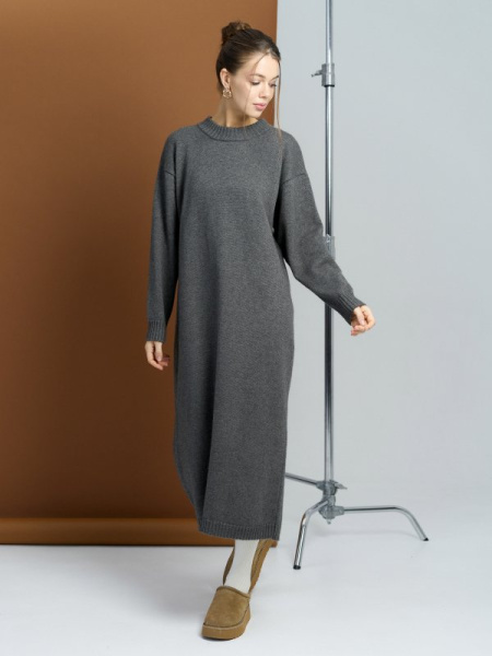 Платье ангоровое цвет Графит