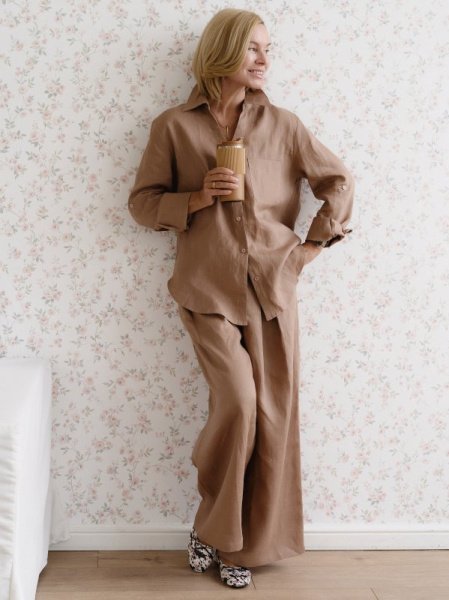 Брюки цв. тауп