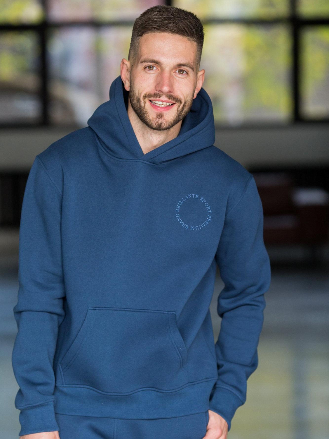 Костюм спортивный мужской цвет Атлантик