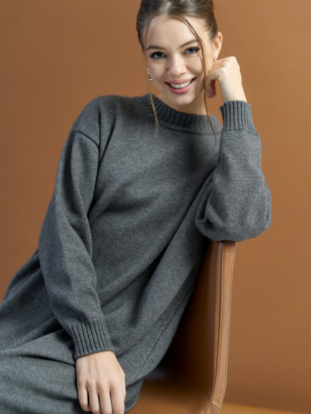 Платье ангоровое цвет Графит - в фирменном магазине спортивной одежды Brillante.by