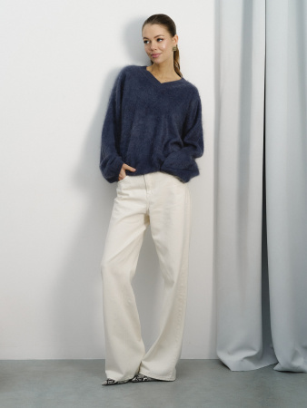 Купить Свитер кашемировый цв.Глубокий синий в фирменном магазине спортивной одежды Brillante.by