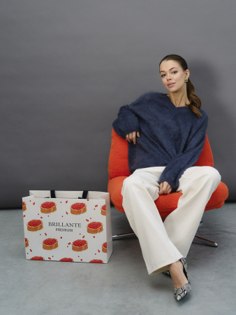 Купить Свитер кашемировый цв.Глубокий синий в фирменном магазине спортивной одежды Brillante.by