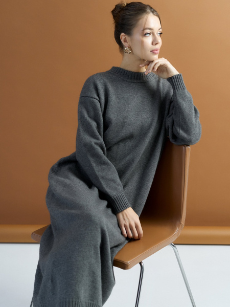 Платье ангоровое цвет Графит - в фирменном магазине спортивной одежды Brillante.by