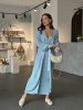 Купить Комплект COZY серебристо-голубой ( кардиган и платье можно купить отдельно) в фирменном магазине спортивной одежды Brillante.by