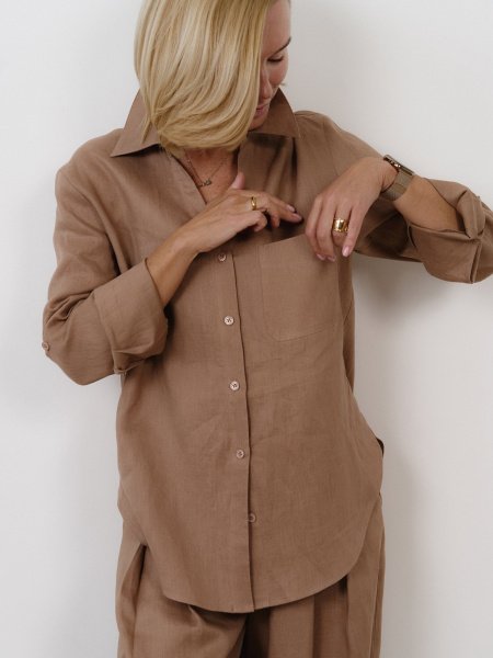 Рубашка цв. тауп - в фирменном магазине спортивной одежды Brillante.by