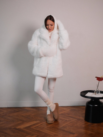 Купить Шуба песец цвет белый в фирменном магазине спортивной одежды Brillante.by