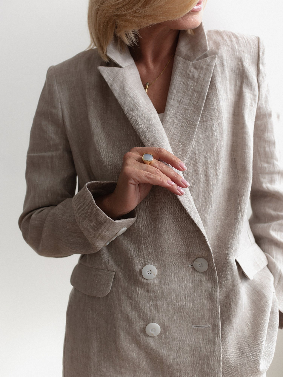 Жакет женский цвет Натуральный