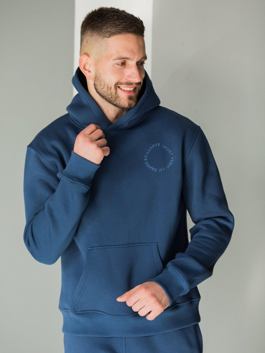 Костюм спортивный мужской цвет Атлантик